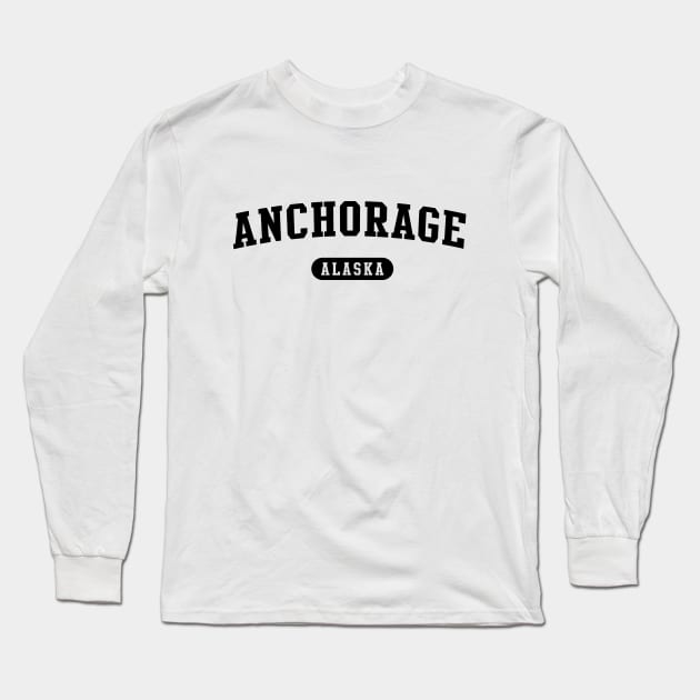 Anchorage, AK Long Sleeve T-Shirt by Novel_Designs